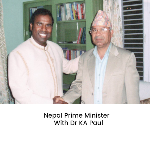 Dr. K.A. Paul in Nepal