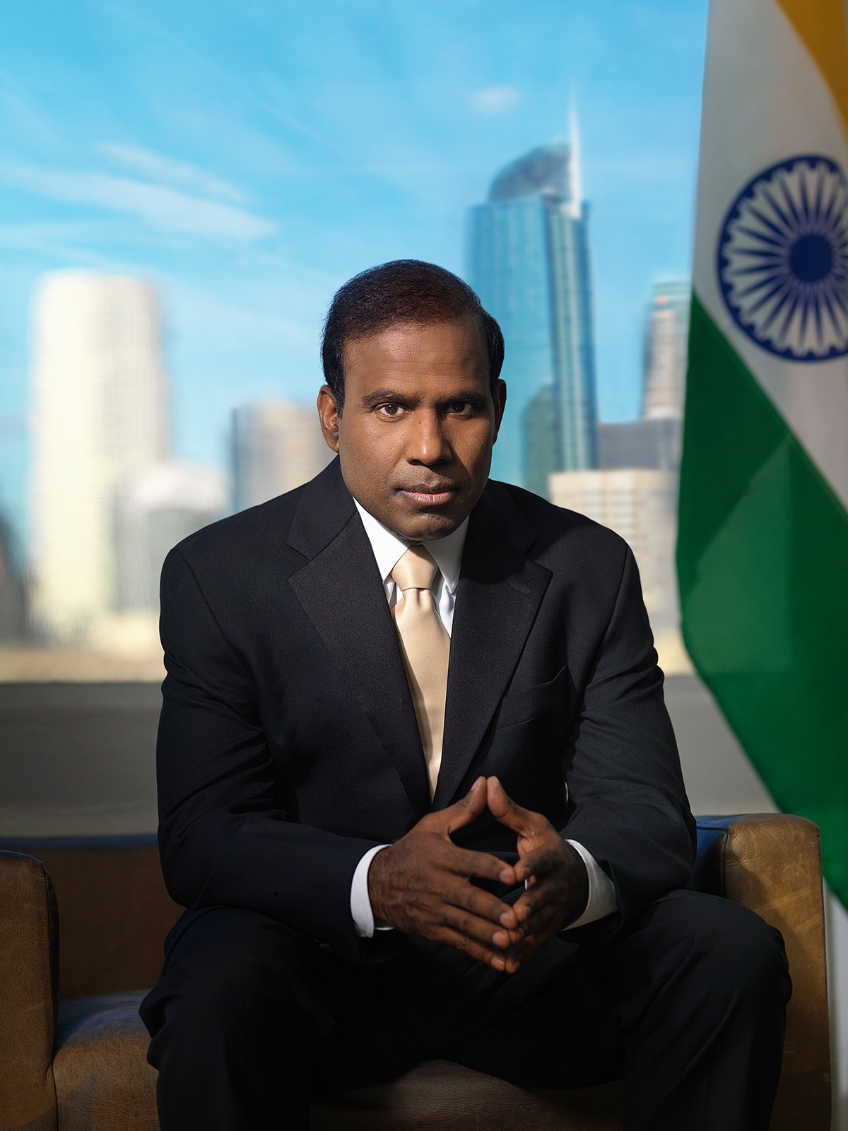 Dr. K.A. Paul addressing a global peace summit